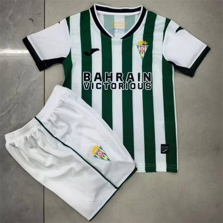 CORDOBA Primera Equipación 2025-2026, conjunto completo niños