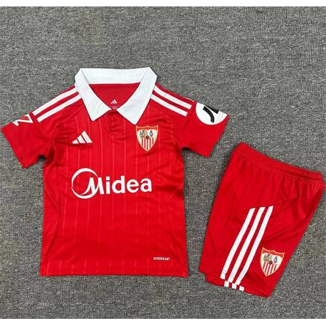 SEVILLA Segunda Equipación 2025-26, conjunto completo niños