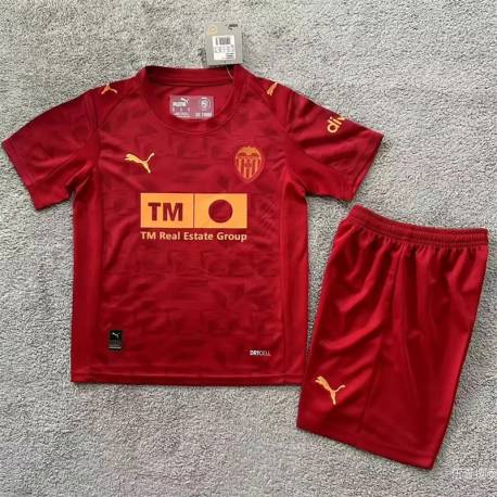 VALENCIA Segunda Equipación 2025-2026, conjunto completo niños