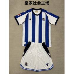 R.SOC. Primera Equipación 2025-2026, conjunto completo niños