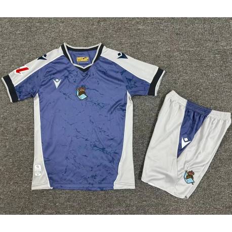 R.SOC. Segunda Equipación 2025-2026, conjunto completo niños