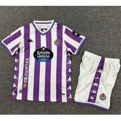 VALLADOLID Primera Equipación 2025-2026, conjunto completo niños