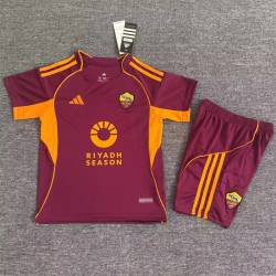 ROMA Primera Equipación 2025-2026, conjunto completo niños
