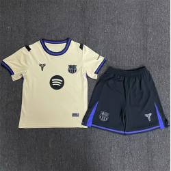 BARCELONA FILTRACION Segunda Equipación 2025-2026, conjunto completo niños