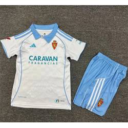 ZARAGOZA Primera Equipación 2025-2026, conjunto completo niños