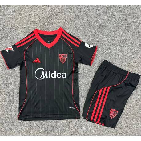 SEVILLA Segunda Equipación 2025-2026, conjunto completo niños