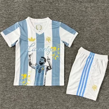 Argentina Messi Equipación 2025-2026, conjunto completo niños