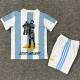 Argentina Messi Equipación 2025-2026, conjunto completo niños