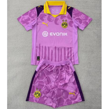 BORUSSIA DORTMUND Portero Equipación 2025-2026, conjunto completo niños