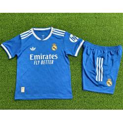 RM VERSION JUGADOR Tercera Equipación 2025-2026, conjunto completo niños