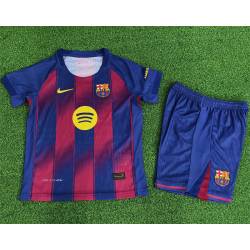 BARCELONA VERSION JUGADOR Primera Equipación 2025-2026, conjunto completo niños