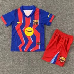 BARCELONA Cuarta Equipación 2025-2026, conjunto completo niños