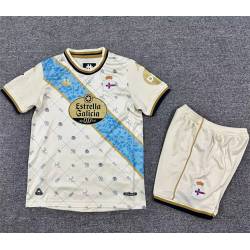 DEPORTIVO DE LA CORUÑA Tercera Equipación 2025-2026, conjunto completo niños