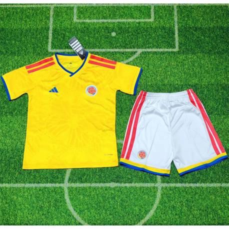 COLOMBIA Primera Equipación 2025-26, poco stock, conjunto completo niños