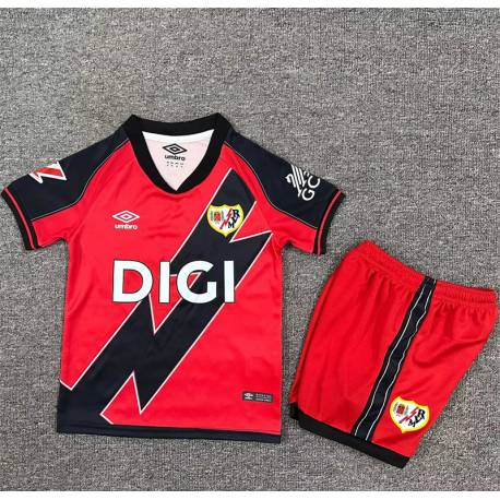 RAYO VALLECANO Segunda Equipación 2025-2026, conjunto completo niños