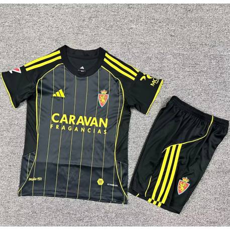 ZARAGOZA Tercera Equipación 2025-2026, conjunto completo niños