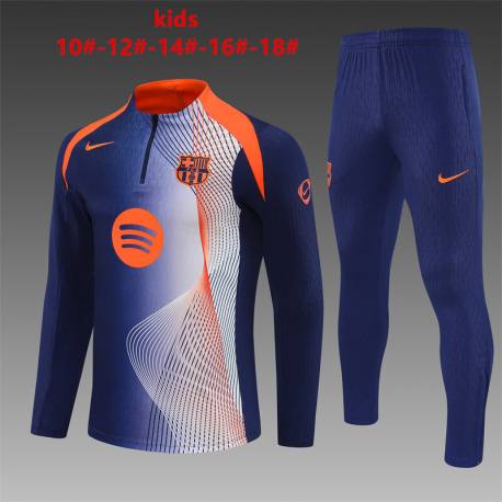 Chandal de niño BARCELONA RT 2025-26 con sueter manga larga