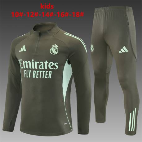 Chandal de niño RM E 2025-26 con sueter manga larga