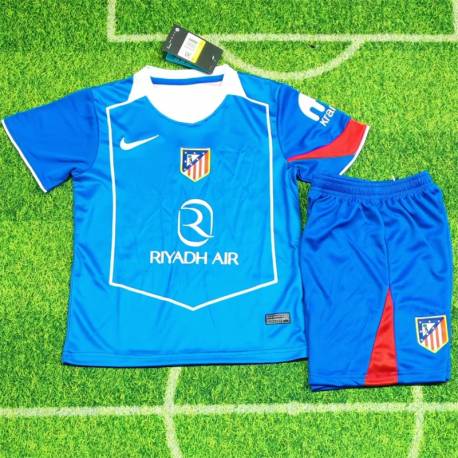 AT. MADRID Tercera Equipación 2025-2026, conjunto completo niños