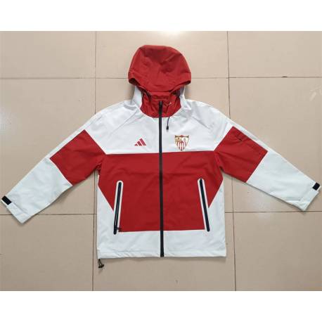 POCO STOCK - Chaqueta Cortavientos VB SEVILLA 2025 - 2026 cremallera completa.