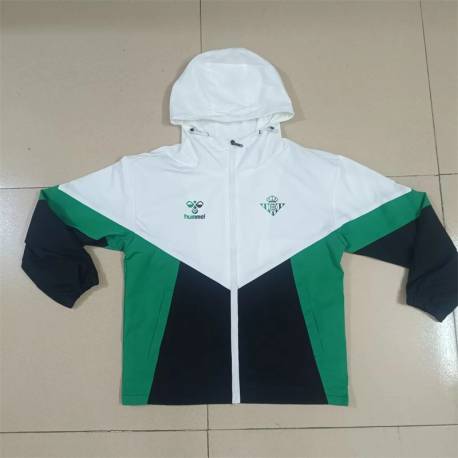 POCO STOCK - Chaqueta Cortavientos VB BETIS 2025 - 2026 cremallera completa.