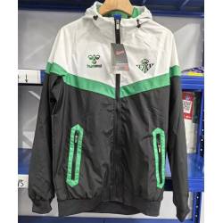 POCO STOCK - Chaqueta Cortavientos BETIS 2025 - 2026 cremallera completa.