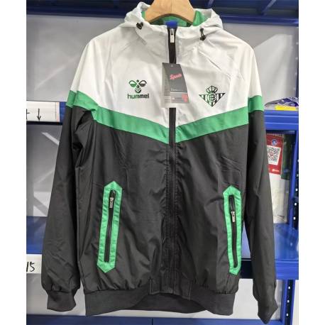 POCO STOCK - Chaqueta Cortavientos VB BETIS 2025 - 2026 cremallera completa.
