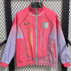 POCO STOCK - Chaqueta Cortavientos Reversible BARCELONA 2025 - 2026 cremallera completa.