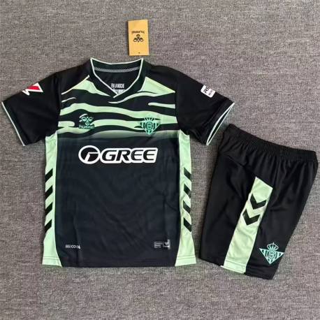 REAL BETIS Tercera Equipación 2025-2026, conjunto completo niños