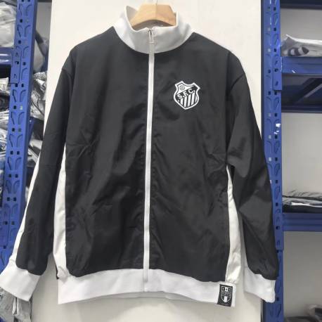 POCO STOCK - Chaqueta Cortavientos SANTOS FC 2025 - 2026 cremallera completa.