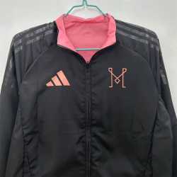 POCO STOCK - Chaqueta Cortavientos Reversible INTER MIAMI 2025 - 2026 cremallera completa.