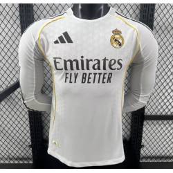 Camiseta Manga Larga RM VERSION JUGADOR Primera Equipación 2025 - 2026