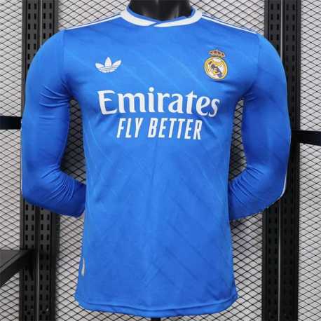 Camiseta Manga Larga RM VERSION JUGADOR Segunda Equipación 2025 - 26