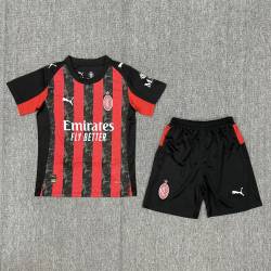 MILAN Pantalon Blanco Primera Equipación 2025-2026, conjunto completo niños