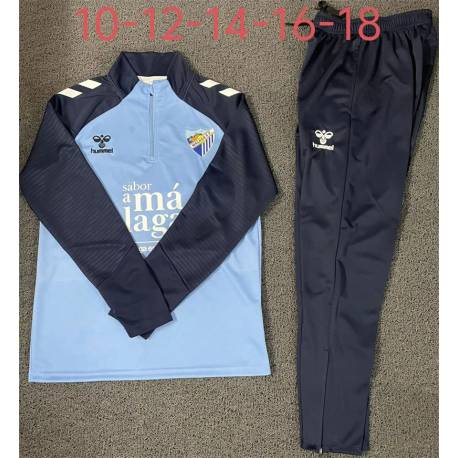 Chandal de niño MALAGA 2025-26 con sueter manga larga