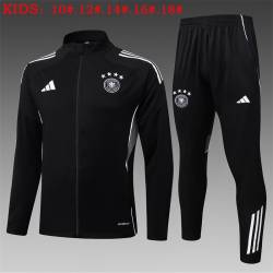Chandal de niño ALEMANIA 2024-25 con chaqueta cremallera completa manga larga