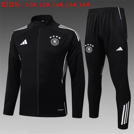 Chandal de niño ALEMANIA 2024-25 con chaqueta cremallera completa manga larga