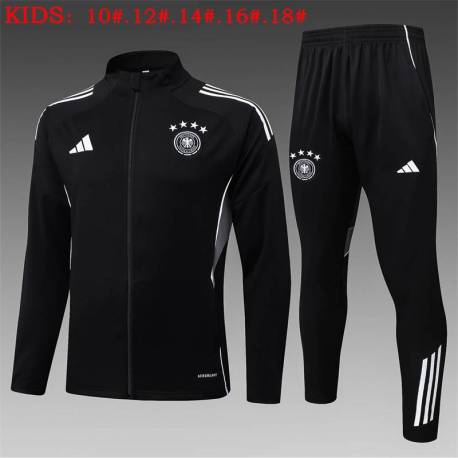 Chandal de niño ALEMANIA 2024-25 con chaqueta cremallera completa manga larga