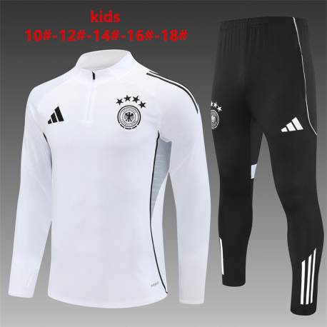 Chandal de niño ALEMANIA 2024-25 con chaqueta cremallera completa manga larga
