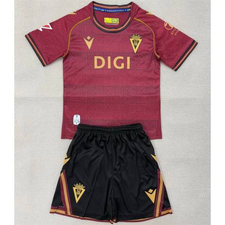 CADIZ Tercera Equipación 2025-2026, conjunto completo niños