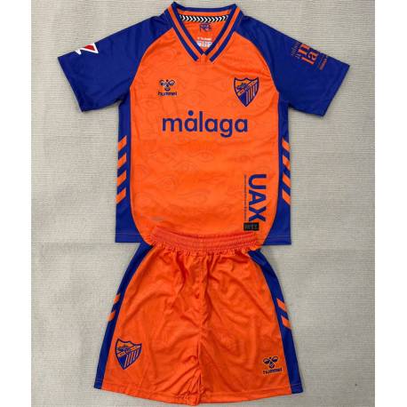 MALAGA Tercera Equipación 2025-26, conjunto completo niños