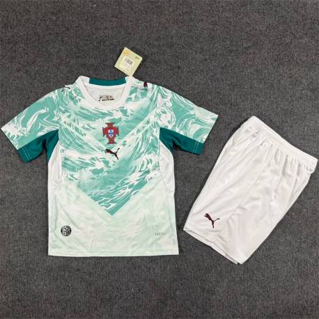 PORTUGAL Segunda Equipación MUNDIAL 2026, conjunto completo niños