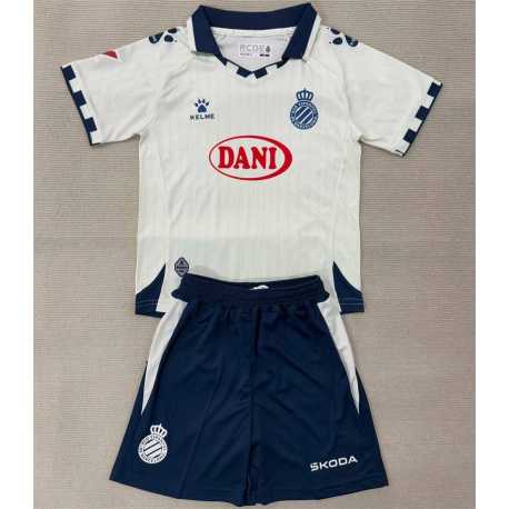 ESPAÑOL Segunda Equipación, 2025 - 2026 poco stock, conjunto completo niños