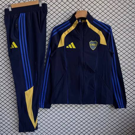 Chandal BOCA JUNIOR Cortavientos con Capucha 2025 - 2026 pantalon