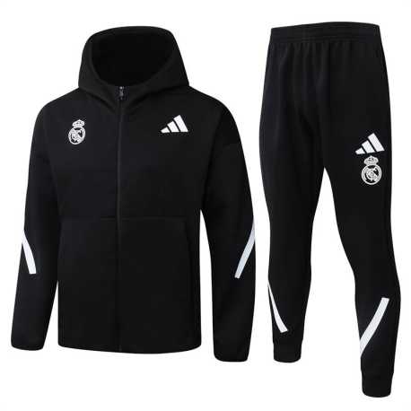 Chandal con Capucha RM 2025 - 2026 cremallera completa chaqueta.