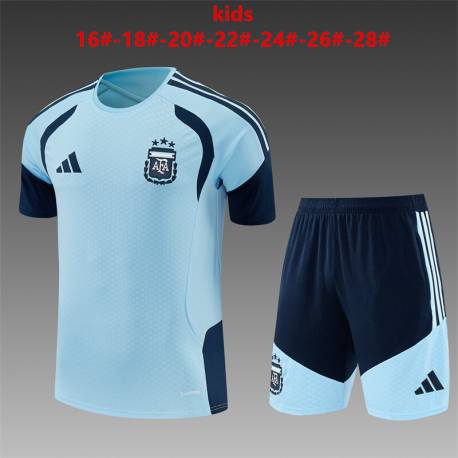 ARGENTINA Entreno Equipación 2025-2026, conjunto completo niños