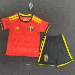 BELGICA Primera Equipación MUNDIAL 2026, conjunto completo niños