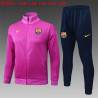 Chandal de niño BARCELONA ZZC 2025-2026 con chaqueta cremallera completa manga larga