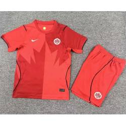 CANADA Primera Equipación MUNDIAL 2026, conjunto completo niños