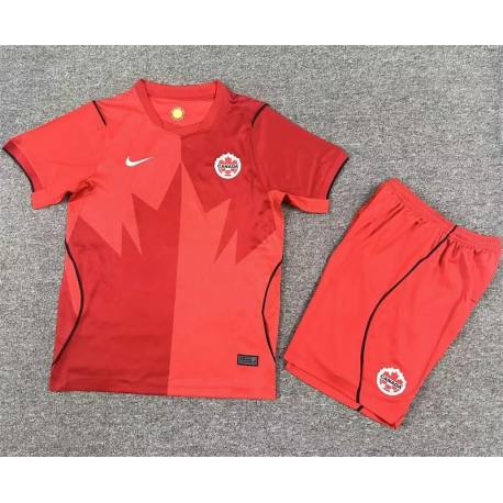 CANADA Primera Equipación MUNDIAL 2026, conjunto completo niños